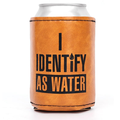 Dad Leather Can Cooler